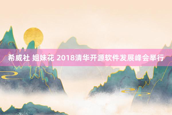 希威社 姐妹花 2018清华开源软件发展峰会举行